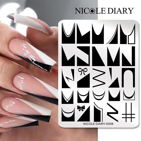 Nicole Diary metal stampa tabakası X008 (56255)