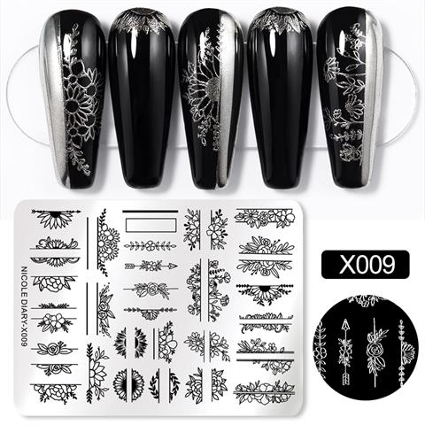 Nicole Diary metal stampa tabakası X009 (56256)
