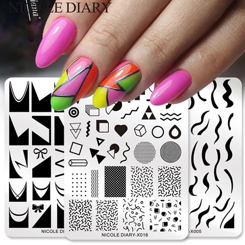 Nicole Diary metal stampa tabakası X016 (56513)