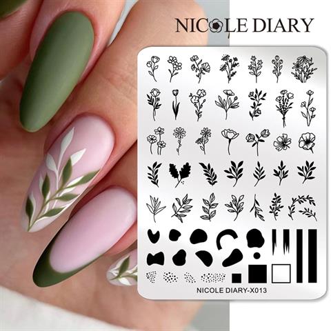 Nicole Diary metal stampa tabakası X013 (56260)