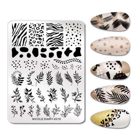 Nicole Diary metal stampa tabakası X019 (56890)