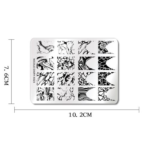 Nicole Diary metal stampa tabakası X023 (58073)