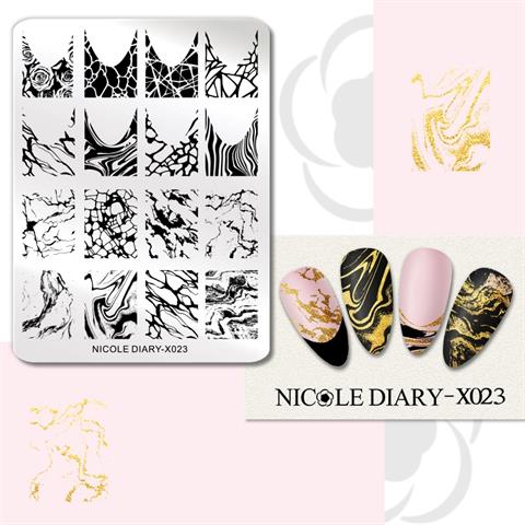 Nicole Diary metal stampa tabakası X023 (58073)