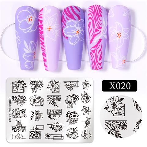 Nicole Diary metal stampa tabakası X020 (57429)