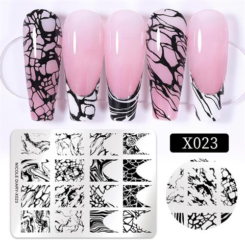 Nicole Diary metal stampa tabakası X023 (58073)