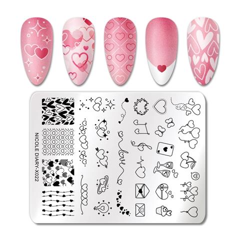 Nicole Diary metal stampa tabakası X022 (58072)