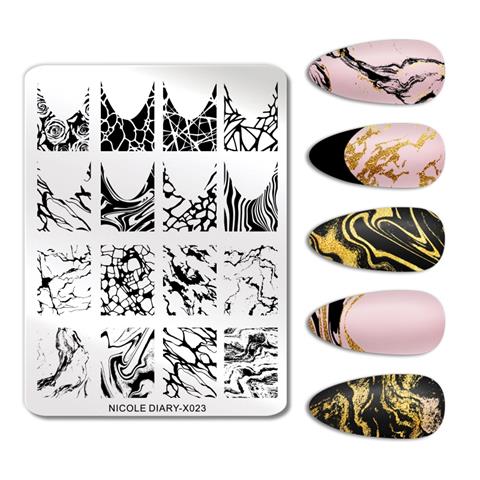 Nicole Diary metal stampa tabakası X023 (58073)