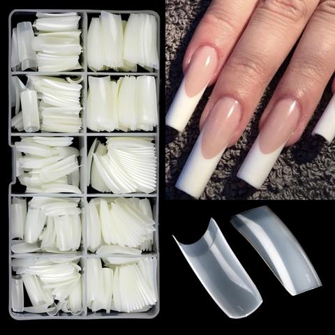 Square Naturel Uç Tips (500 adet) 55385-3
