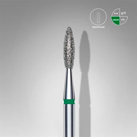Staleks Diamond Expert seri freze ucu Flame Green FA10G021/8
