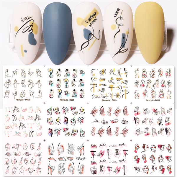 Su transferli nail art sticker D005 (51613-1)