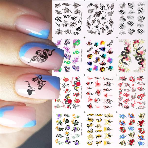 Su transferli nail art sticker D010 (52377-2)