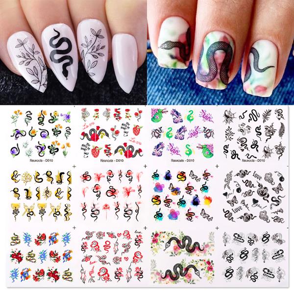 Su transferli nail art sticker D010 (52377-2)