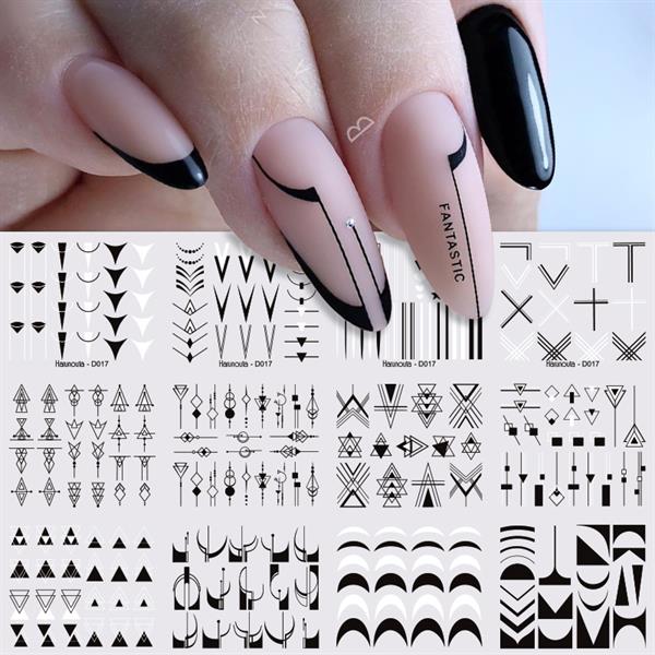 Su transferli nail art sticker D017 (53621-2)