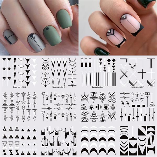 Su transferli nail art sticker D017 (53621-2)