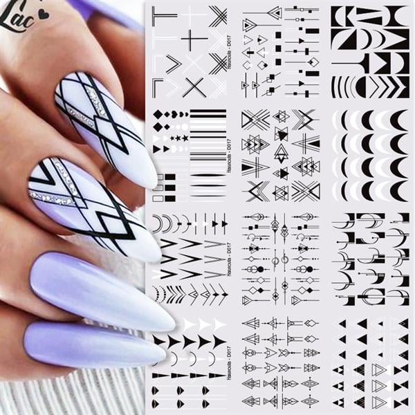Su transferli nail art sticker D017 (53621-2)