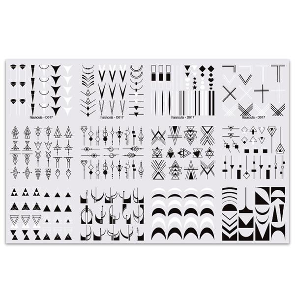 Su transferli nail art sticker D017 (53621-2)