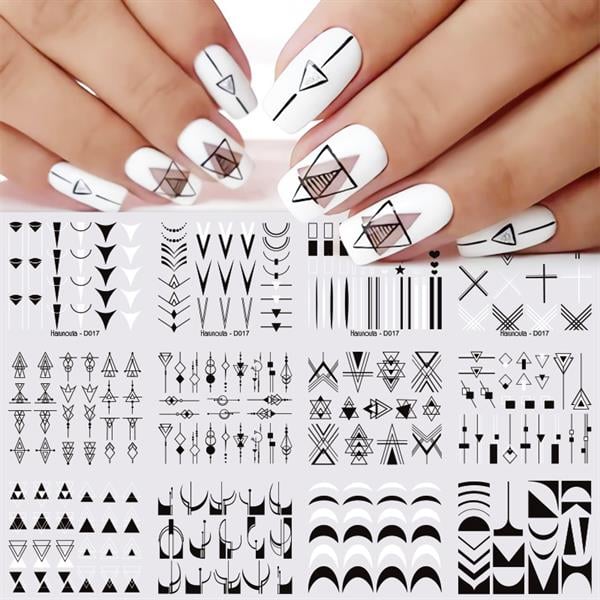 Su transferli nail art sticker D017 (53621-2)