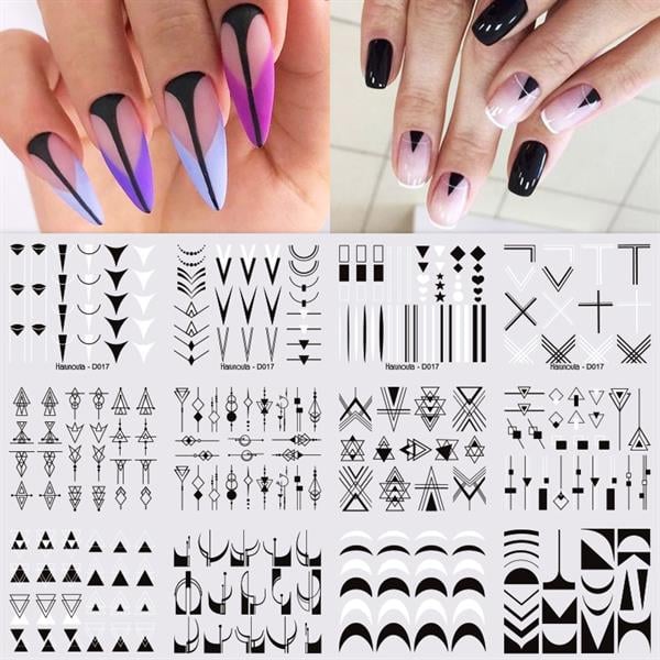 Su transferli nail art sticker D017 (53621-2)