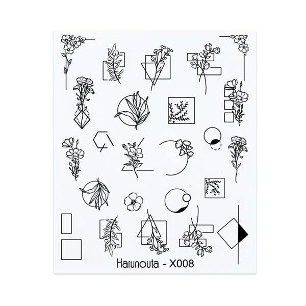Su transferli nail art sticker X008 (49831-8)