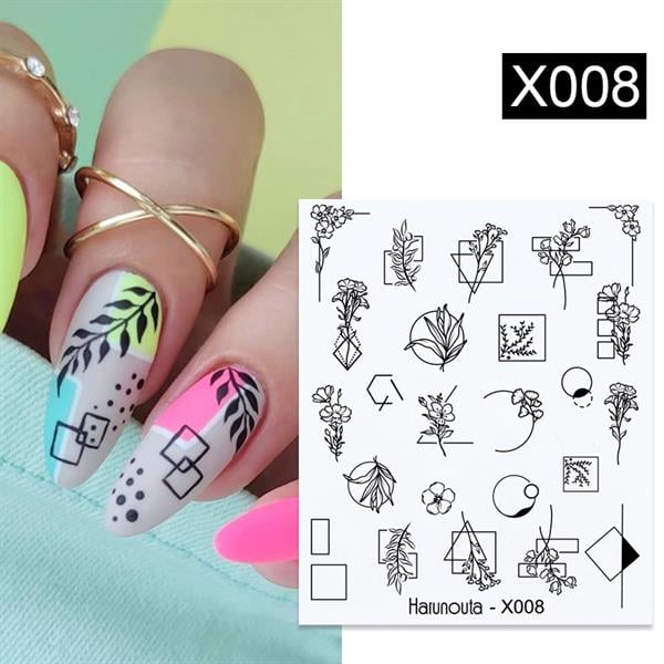 Su transferli nail art sticker X008 (49831-8)