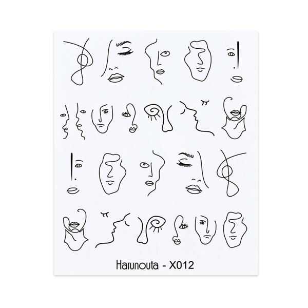 Su transferli nail art sticker X012 (49831-12)