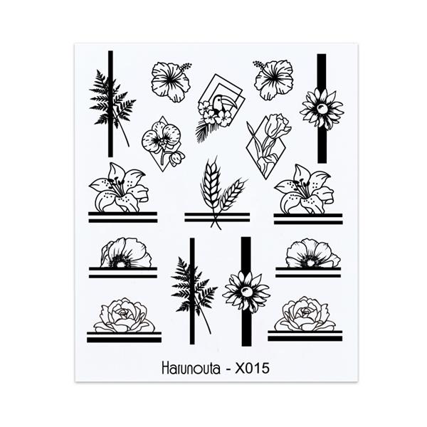 Su transferli nail art sticker X015 (49831-15)