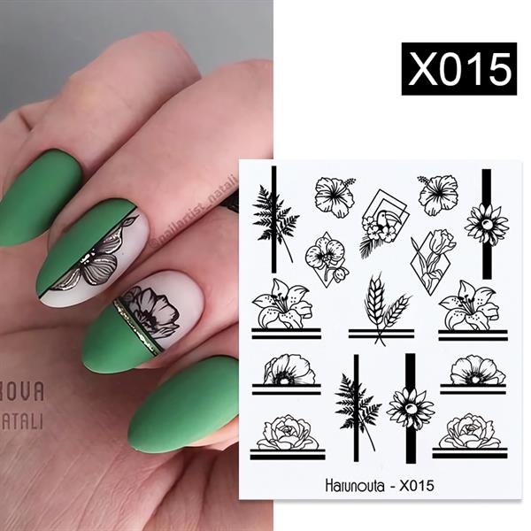 Su transferli nail art sticker X015 (49831-15)