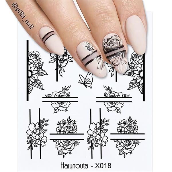 Su transferli nail art sticker X018 (49831-18)