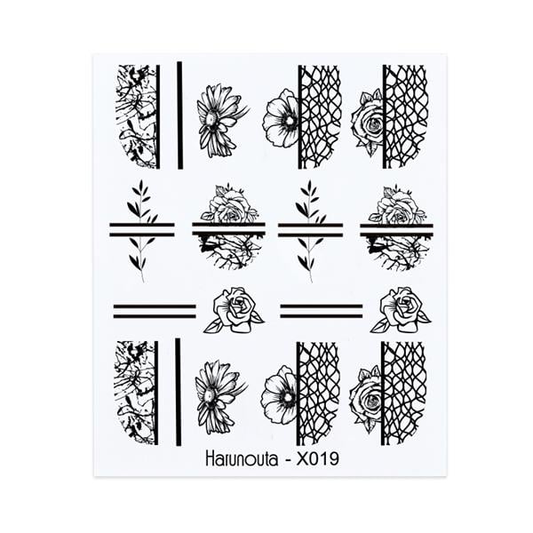 Su transferli nail art sticker X019 (49831-19)