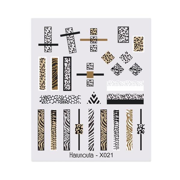 Su transferli nail art sticker X021 (49831-21)