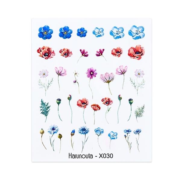 Su transferli nail art sticker X030 (49831-30)