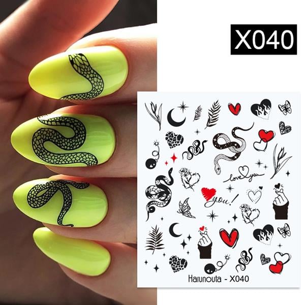 Su transferli nail art sticker X040 (49831-40)