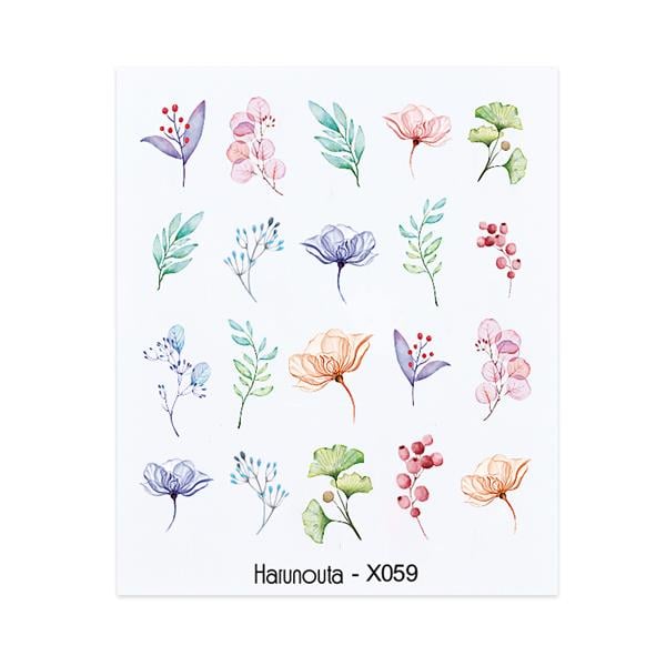 Su transferli nail art sticker X059 (50127-17)