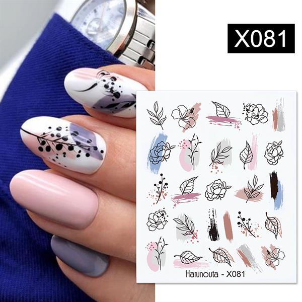 Su transferli nail art sticker X081 (52340-1)
