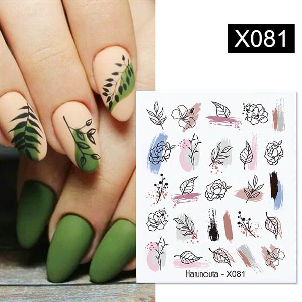 Su transferli nail art sticker X081 (52340-1)