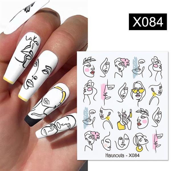 Su transferli nail art sticker X084 (52340-4)