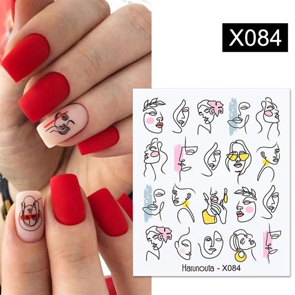 Su transferli nail art sticker X084 (52340-4)