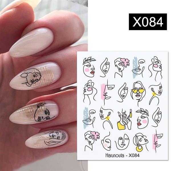 Su transferli nail art sticker X084 (52340-4)