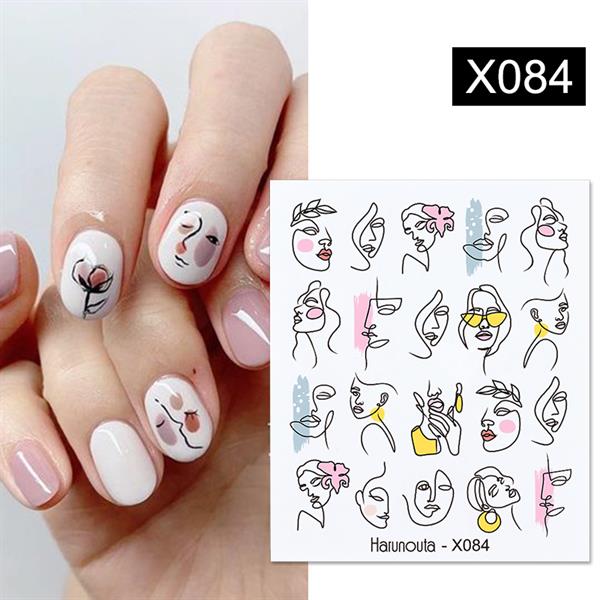 Su transferli nail art sticker X084 (52340-4)
