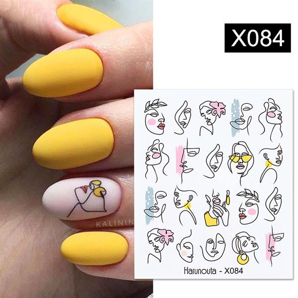 Su transferli nail art sticker X084 (52340-4)