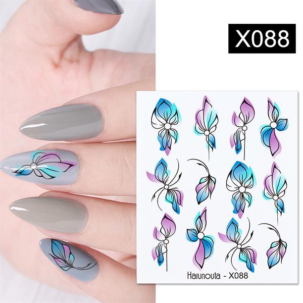 Su transferli nail art sticker X088 (52340-8)