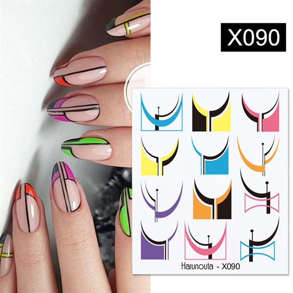 Su transferli nail art sticker X090 (52340-10)