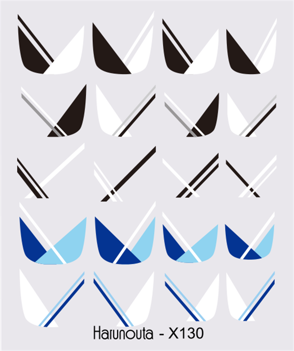 Su transferli nail art sticker X130 (53622-6)
