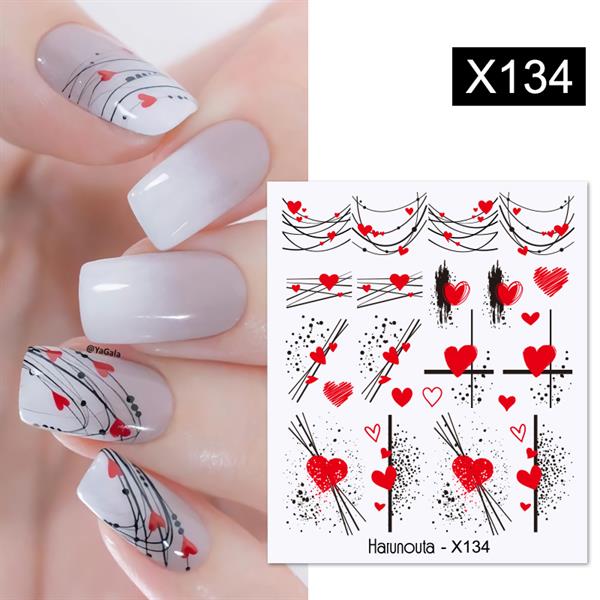Su transferli nail art sticker X134 (53622-10)