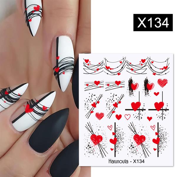 Su transferli nail art sticker X134 (53622-10)