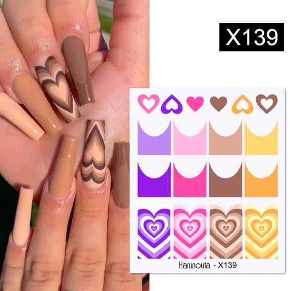 Su transferli nail art sticker X139 (53925-5)