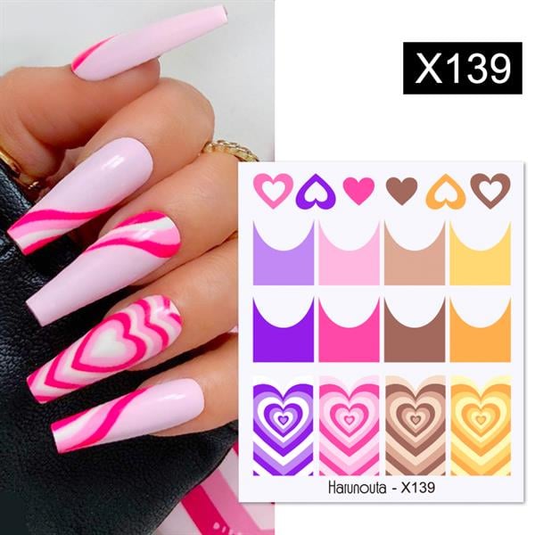 Su transferli nail art sticker X139 (53925-5)