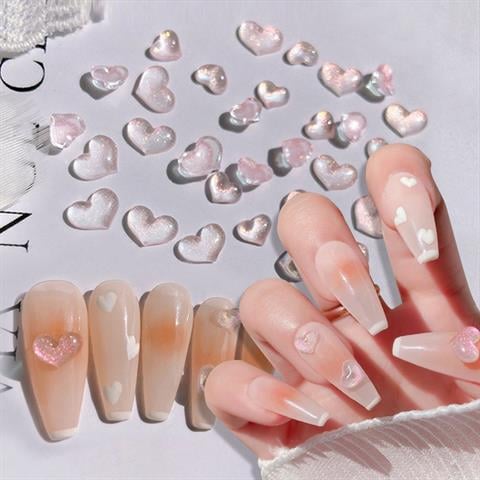 Tırnak Süsleme Nail Art CHARM Kalp (56263-1)