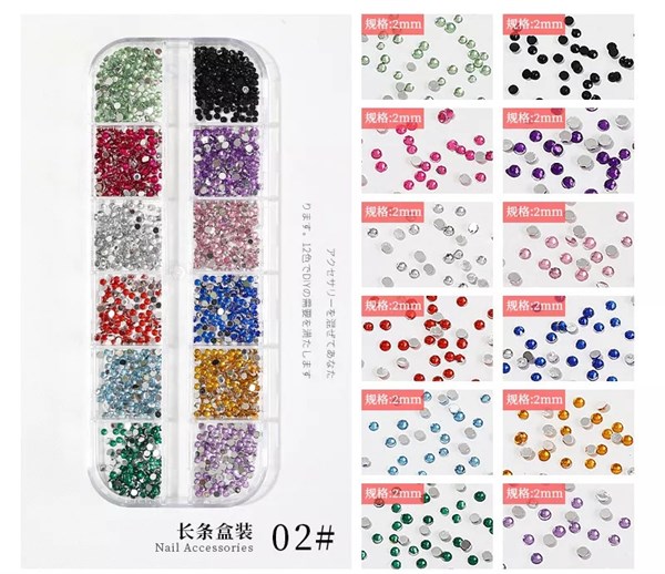 Tırnak Süsleme Nail Art Taş F727-2
