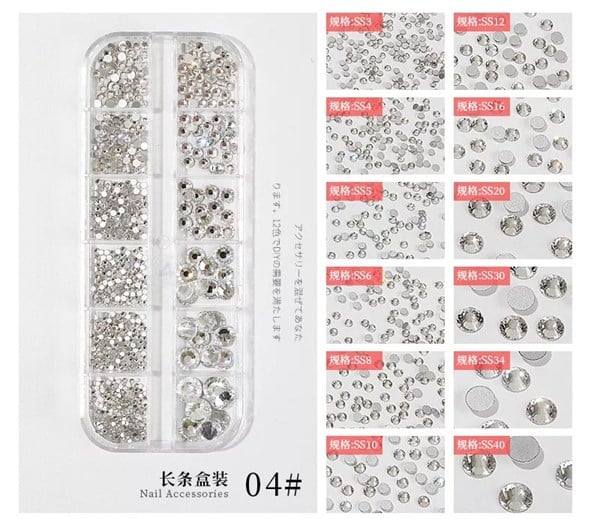 Tırnak Süsleme Nail Art Taş F727-4